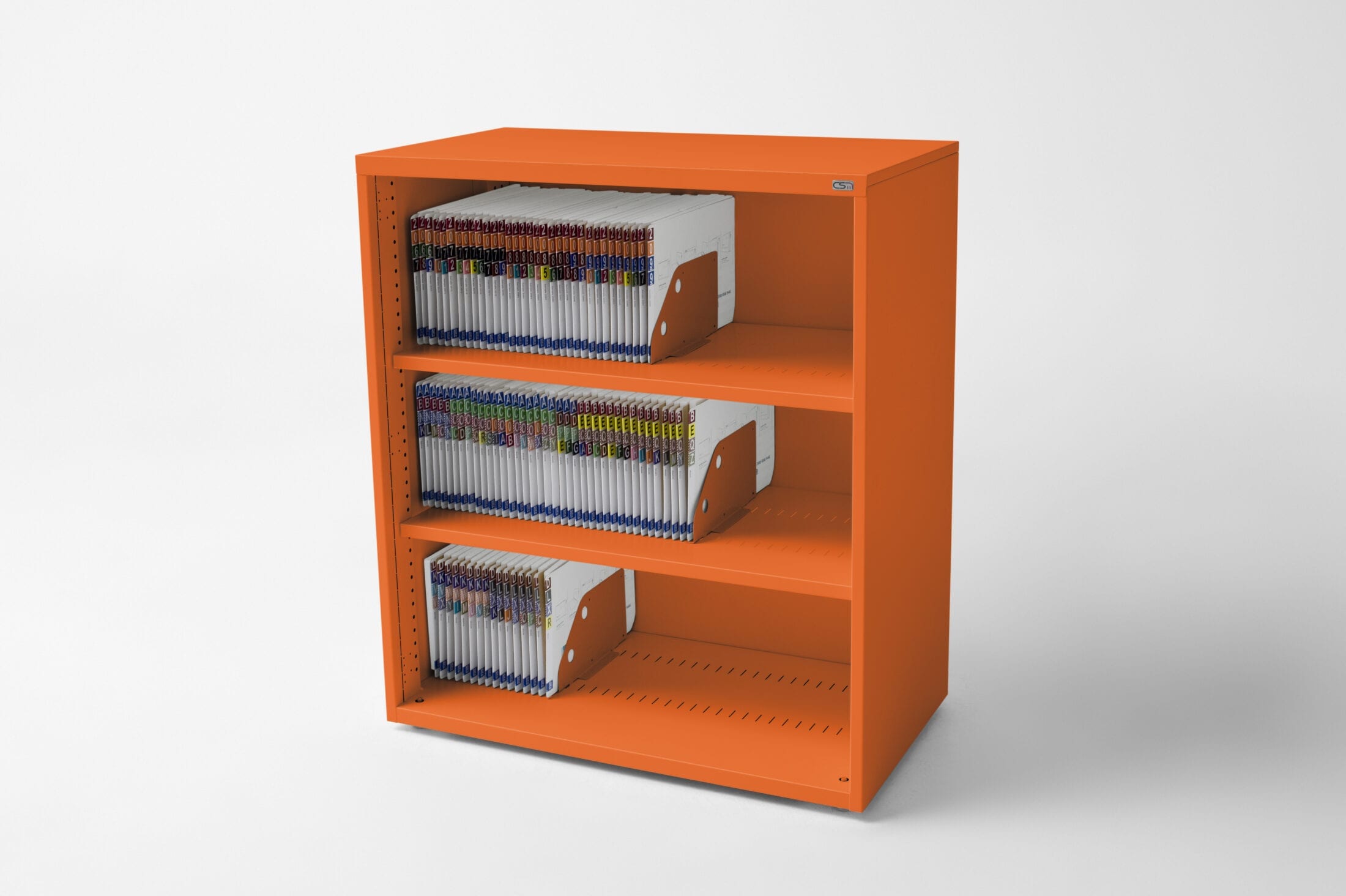 Open Bookcase Orange