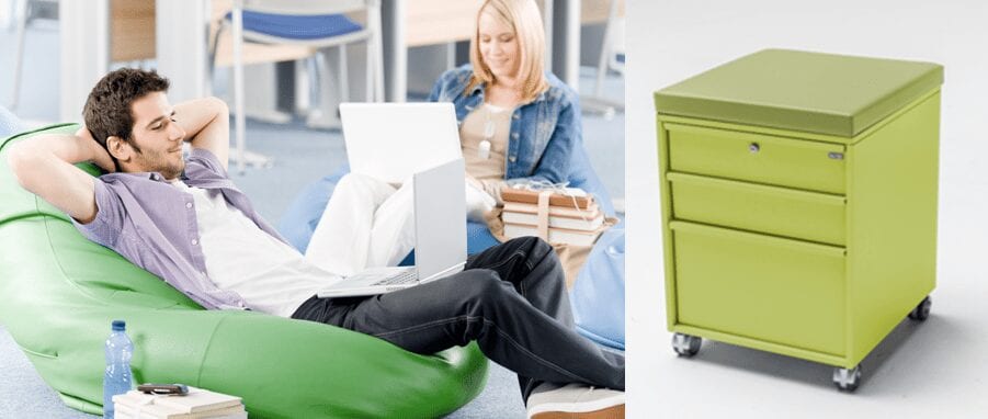 CSM Office - Motus Caddy - Customized in vibrant colours