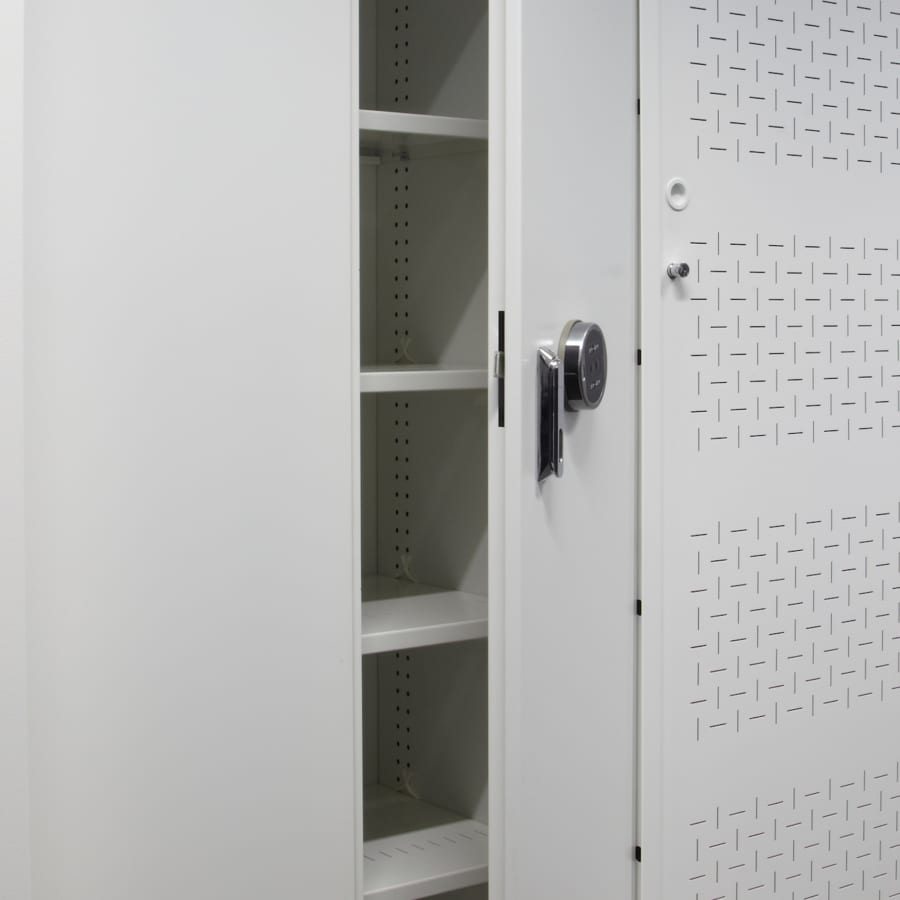 Cabinet with Lock Security