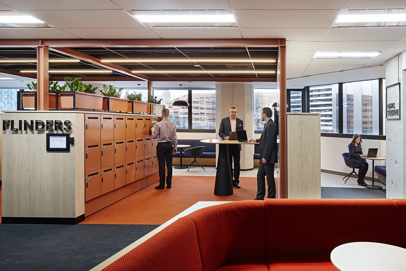 Bank of Melbourne Office Lockers